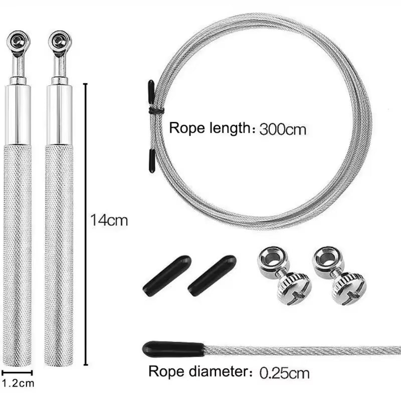 Crossfit Jump Rope Professional Speed Bearing Skipping Fitness Workout Training Equipement MMA Boxing Home Exercise