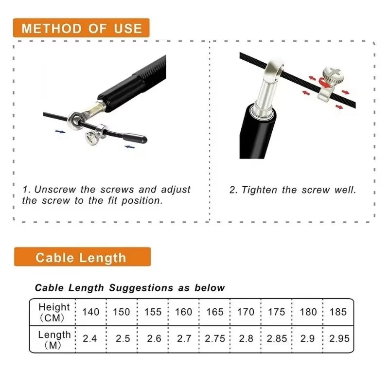 Crossfit Jump Rope Professional Speed Bearing Skipping Fitness Workout Training Equipement MMA Boxing Home Exercise