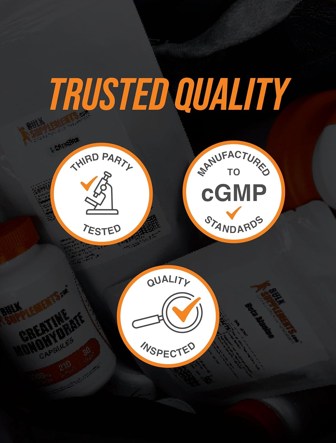 .Com Creatine Monohydrate Capsules - Micronized Creatine Monohydrate, Vegan Creatine, Creatine Pills - 7 Creatine Capsules per Serving, 5000Mg, Gluten Free, 630 Capsules