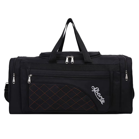 Oxford Sports Backpack Purse Large Capacity Fitness Training Bag Multifunctional Wear-Resistant Side Zippers for Travel Swimming