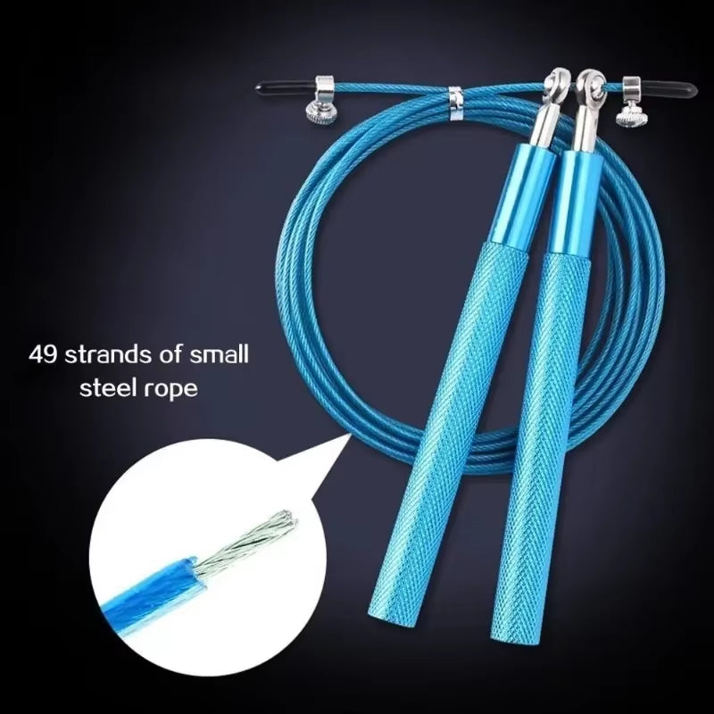 Crossfit Jump Rope Professional Speed Bearing Skipping Fitness Workout Training Equipement MMA Boxing Home Exercise