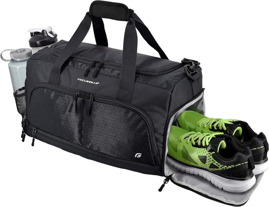 Ultimate Gym Bag 2.0: the Durable Crowdsource Designed Duffel Bag with 10 Optimal Compartments Including Water Resistant Pouch