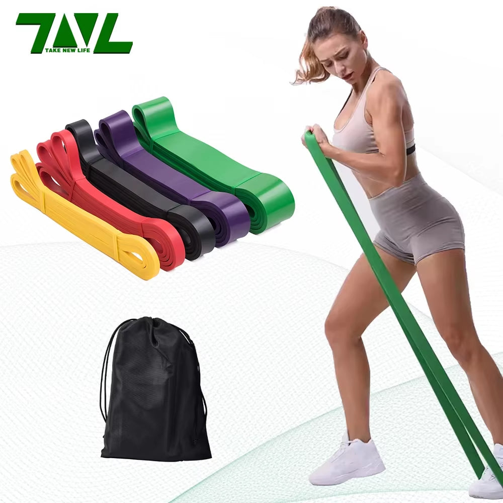 Heavy Duty Latex Resistance Band for Exercise Elastic Band Sport Strength Pull up Assist Band Workout Pilates Fitness Equipment