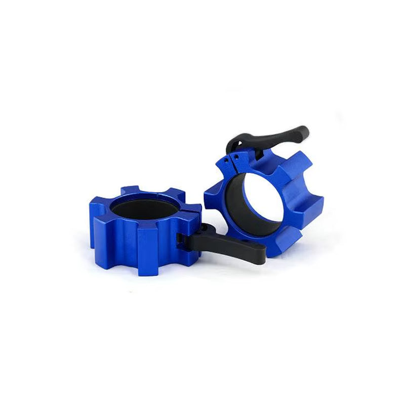 5CM Aluminum Alloy Barbell Clamps Quick Release Bar Lock Barbell Clip Weightlifting Exercise Collar Fitness Training Accessories