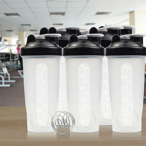 5x 700ml GYM Protein Supplement Drink Blender Mixer Shaker Shake Ball