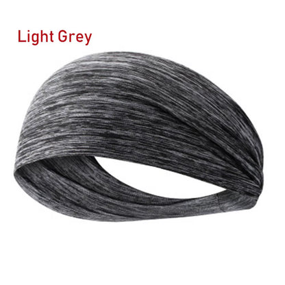2025 Elastic Yoga Sport Headband Running Hair Band Turban Outdoor Gym Sweatband Sport Fitness Bandage Fashion Women/Men