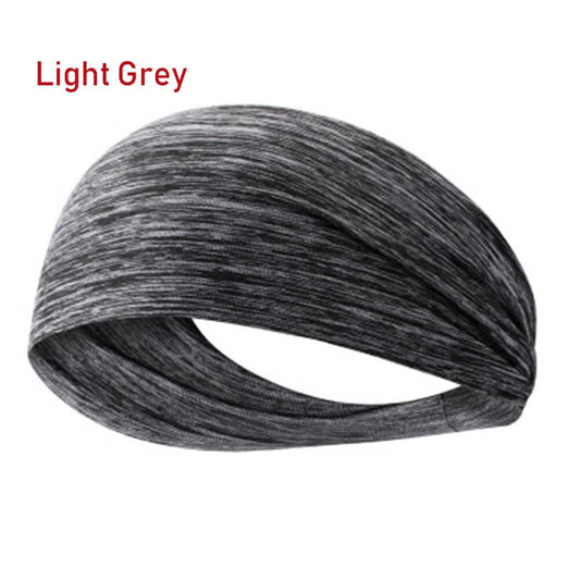 2025 Elastic Yoga Sport Headband Running Hair Band Turban Outdoor Gym Sweatband Sport Fitness Bandage Fashion Women/Men