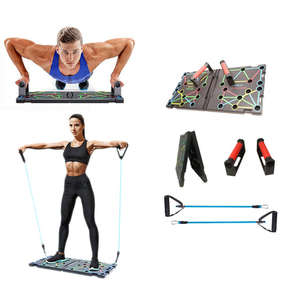 9 in 1 Push Up Rack Board System Fitness Workout Train Gym Exercise