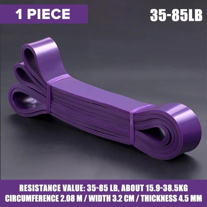 Heavy Duty Latex Resistance Band for Exercise Elastic Band Sport Strength Pull up Assist Band Workout Pilates Fitness Equipment
