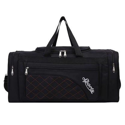 Oxford Sports Backpack Purse Large Capacity Fitness Training Bag Multifunctional Wear-Resistant Side Zippers for Travel Swimming